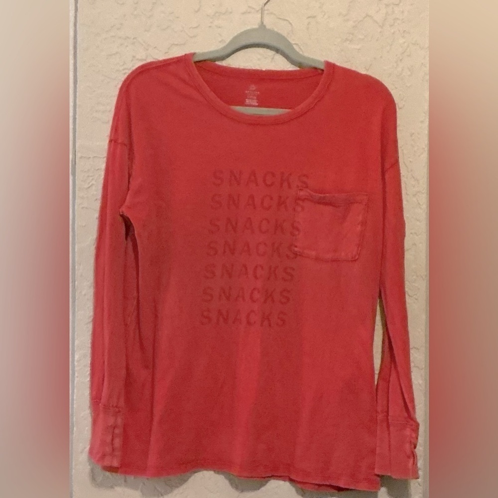 Aerie by Offline Long Sleeve T-Shirt (Snacks)